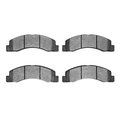 Dynamic Friction Co 5000 Advanced Brake Pads - Semi Metallic, Long Pad Wear, Front 1551-0756-00